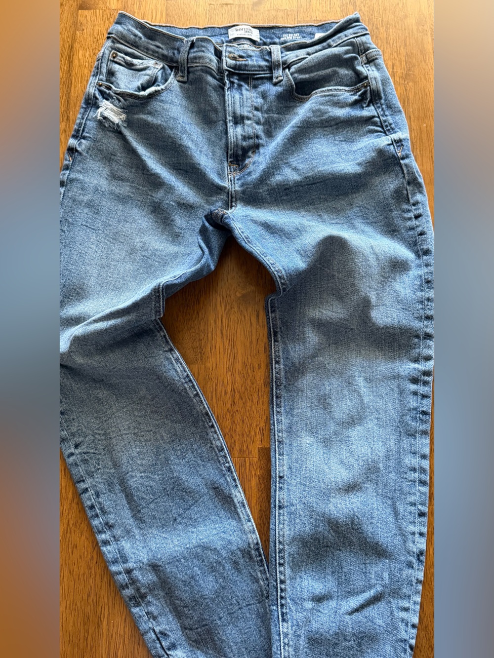 Kensie women’s Medium Blue Relaxed Fit Jeans/ Kensie Vintage Luxe